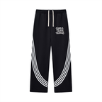 G.H.L. Curved Stripe Straight Sweatpants