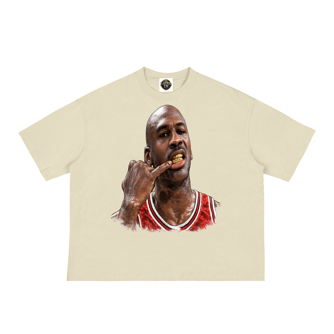 THE GOAT Gold Teeth Boxy Tee
