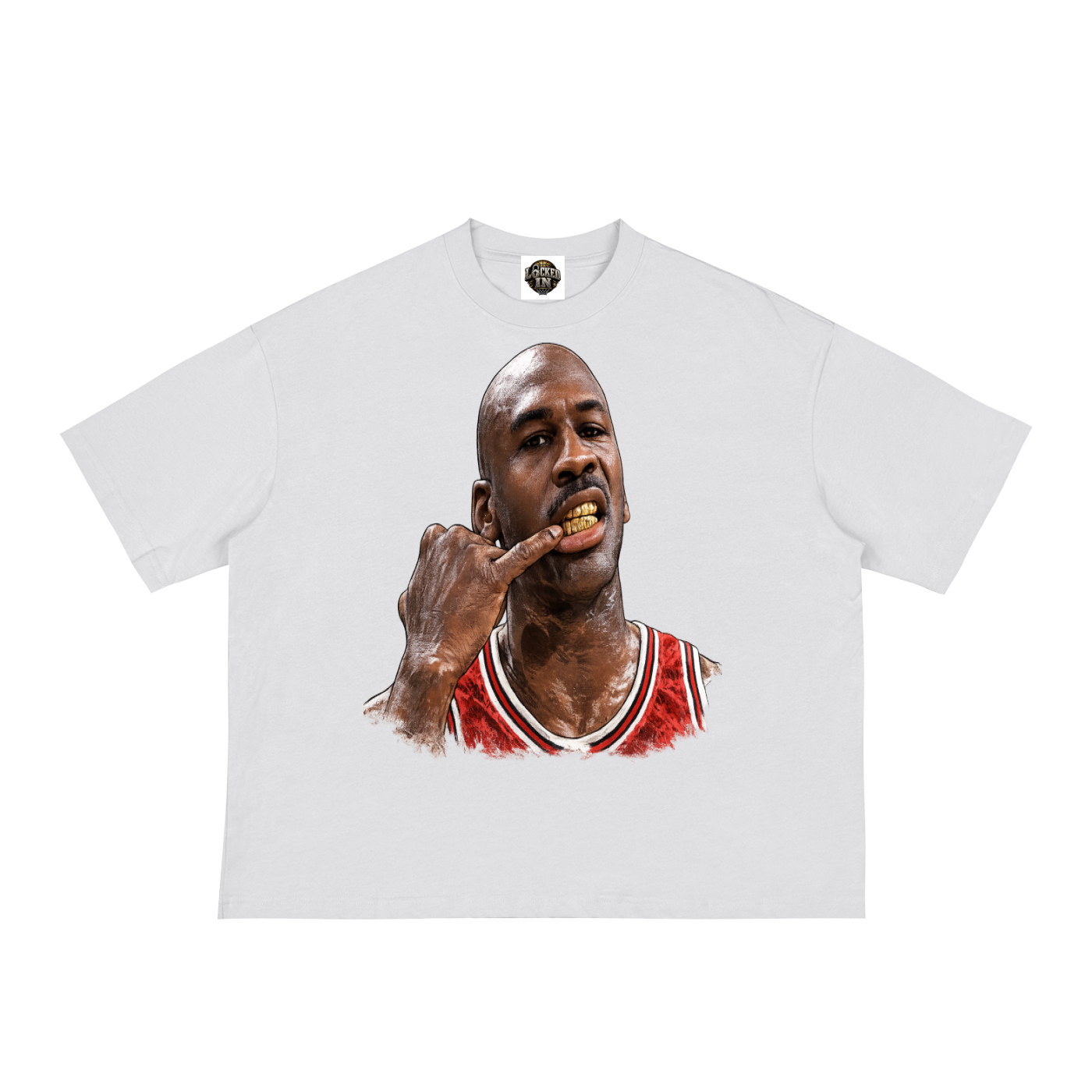THE GOAT Gold Teeth Boxy Tee
