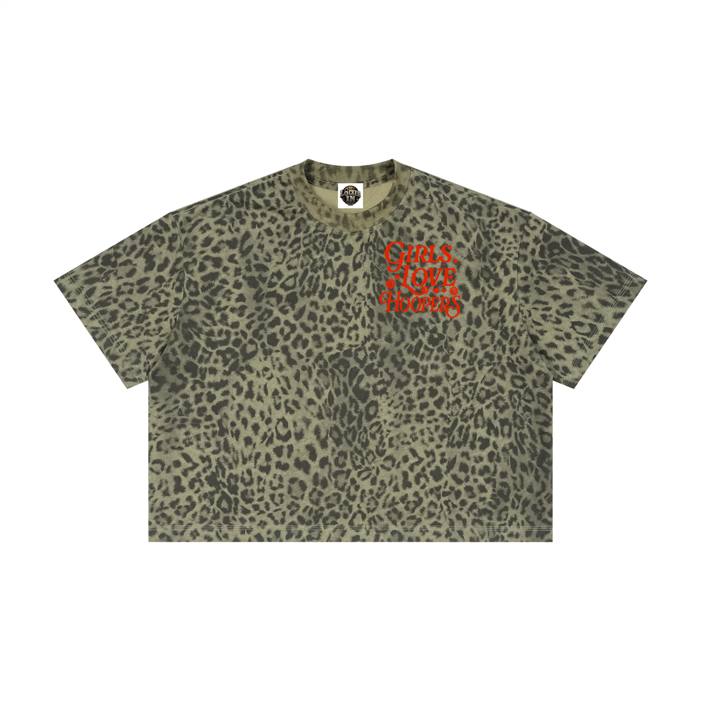 G.H.L. Leopard Print Boxy T-Shirt