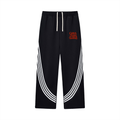 G.H.L. Curved Stripe Straight Sweatpants