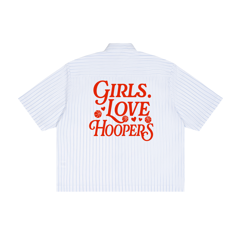 G.H.L. Striped Boxy Button-Up Shirt