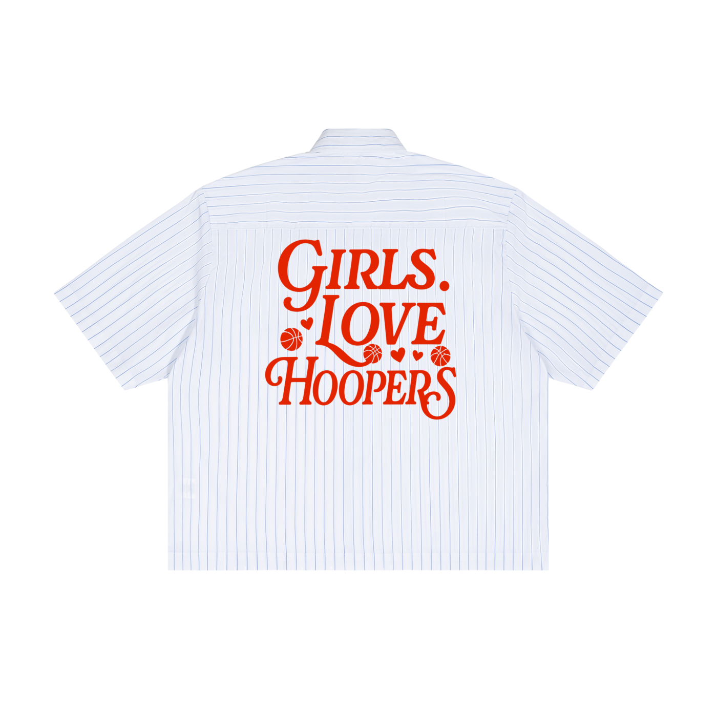 G.H.L. Striped Boxy Button-Up Shirt