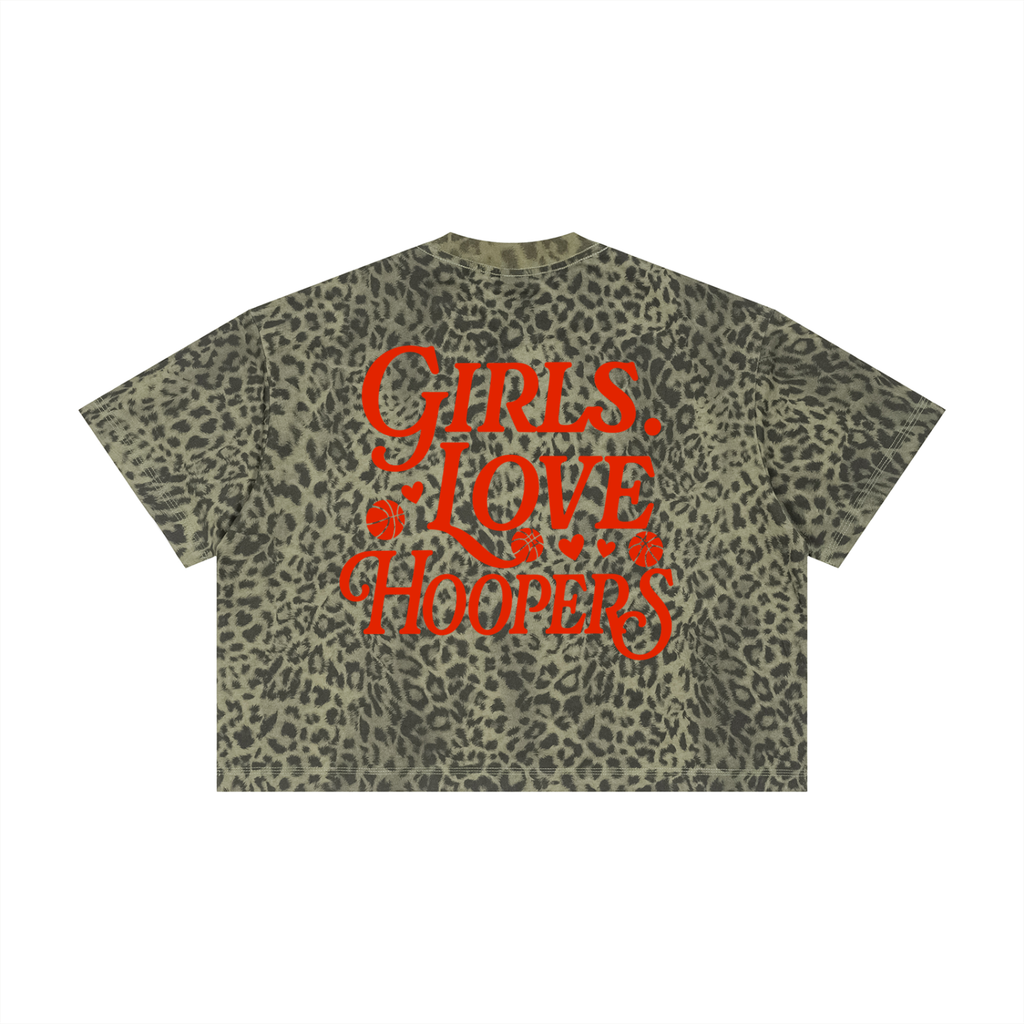 G.H.L. Leopard Print Boxy T-Shirt