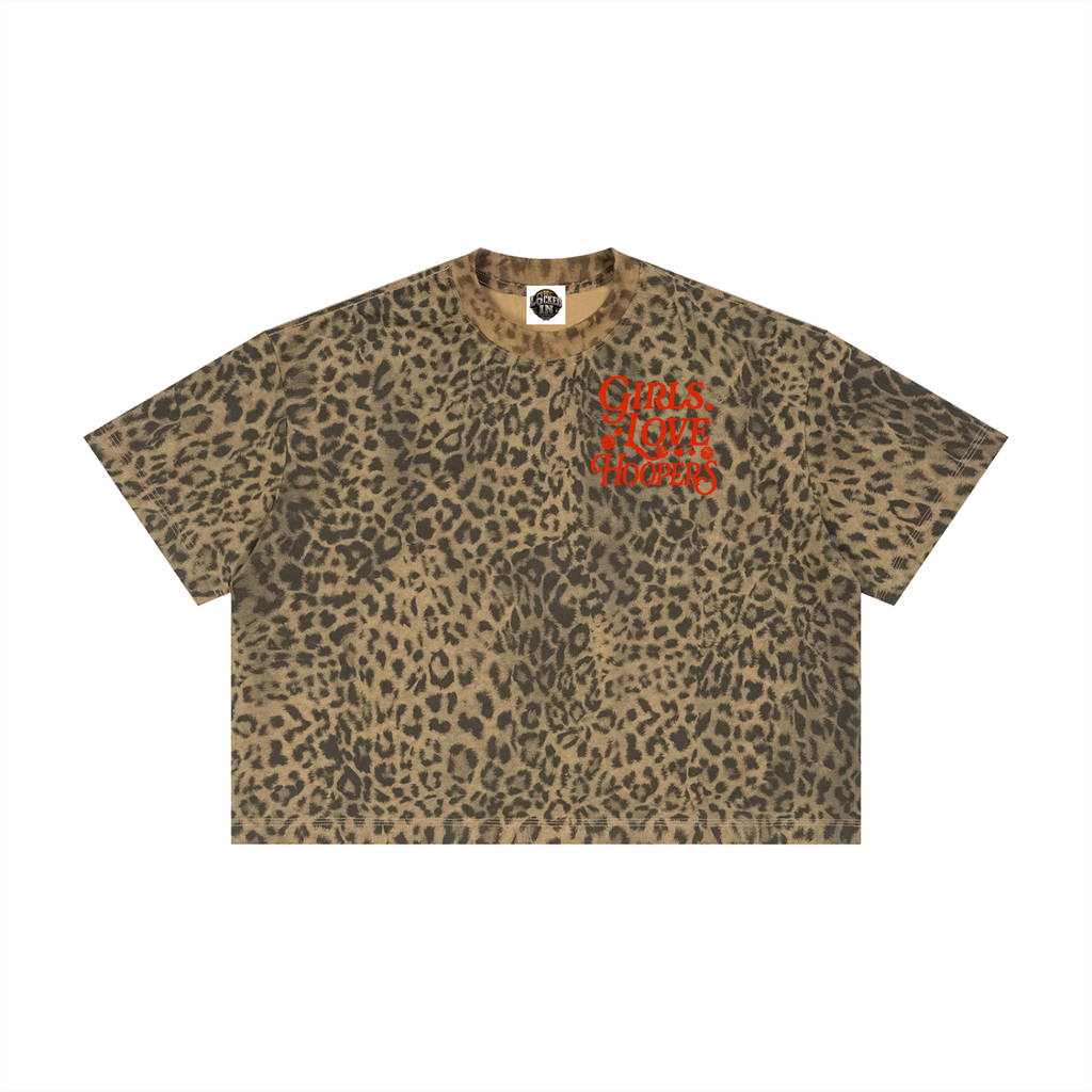G.H.L. Leopard Print Boxy T-Shirt
