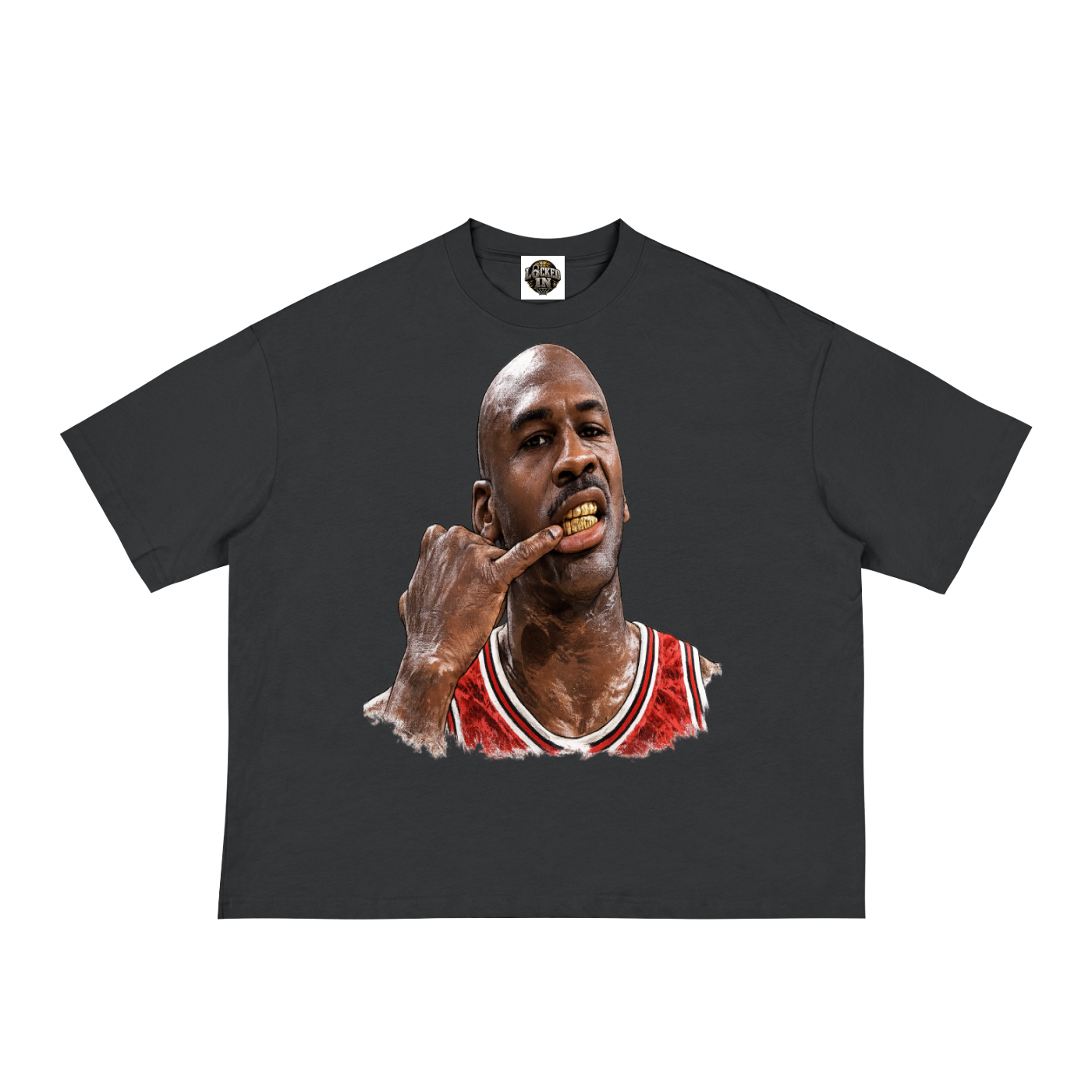 THE GOAT Gold Teeth Boxy Tee