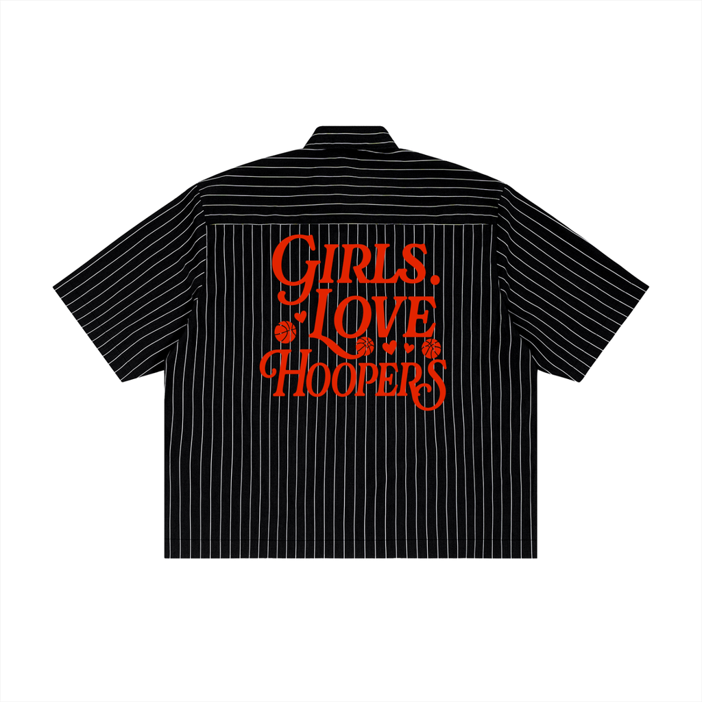 G.H.L. Striped Boxy Button-Up Shirt
